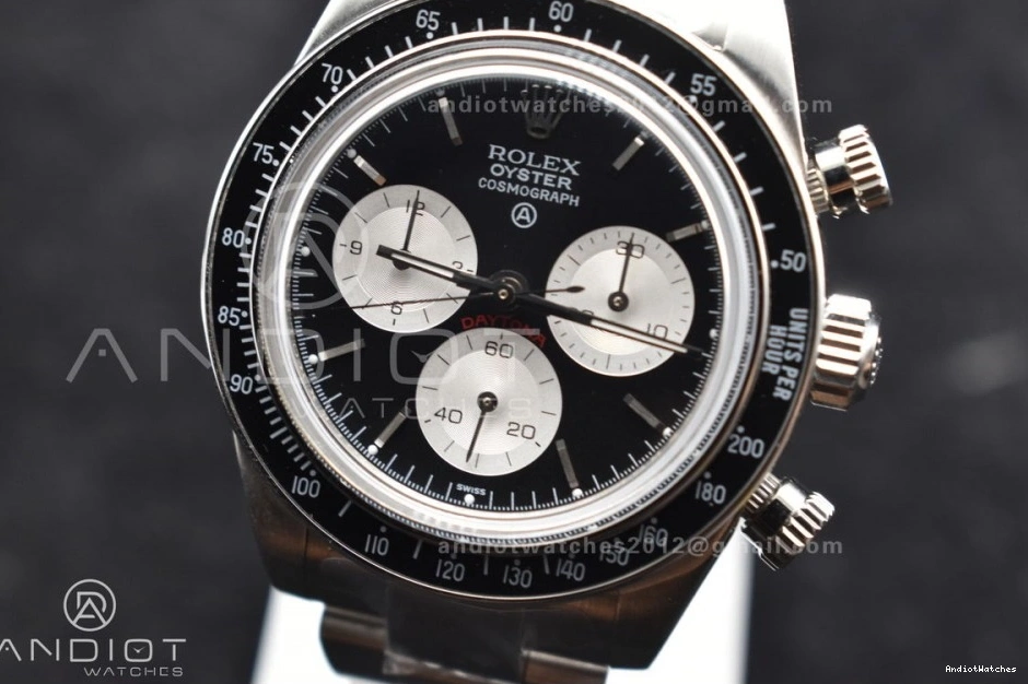 Bracelet 825 Comfortable on Black Daytona SS Best SS White A Edition Dial ADGF 0830